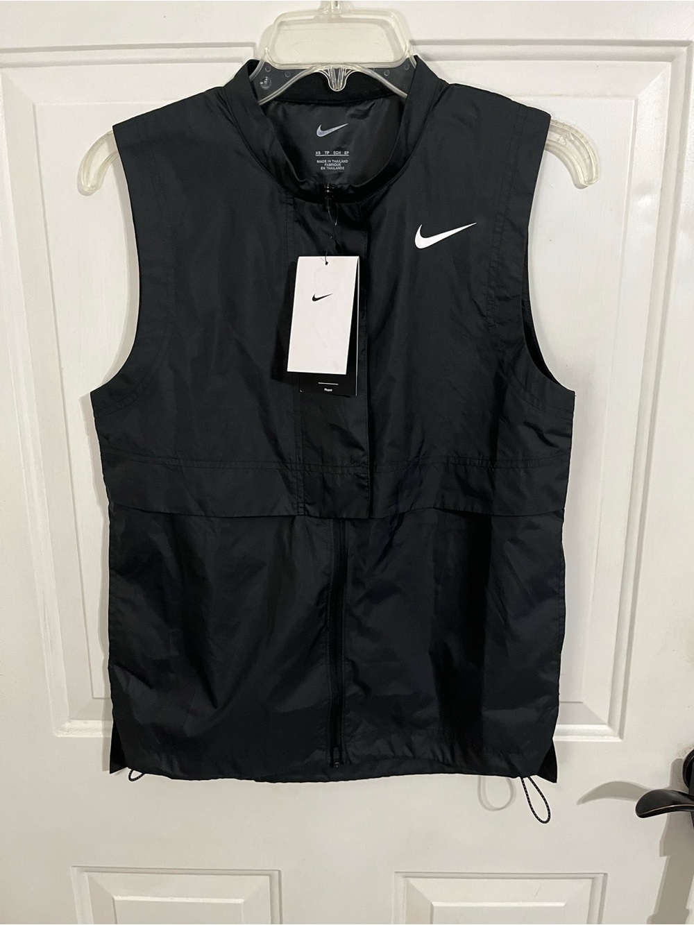 Nike Black Repel Vest with White Swoosh